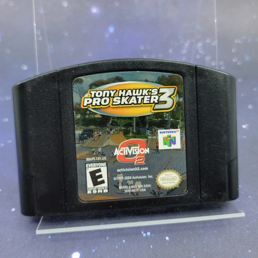 Tony Hawks Pro Skater 3 Nintendo 64 N64 Activision Authentic Video Game